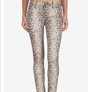 7 For All Mankind Leopard Jeans